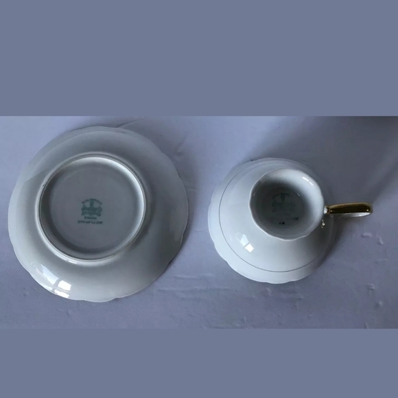Royal Bayreuth Bavaria Germany Teacup & Saucer - Picture 4 of 8